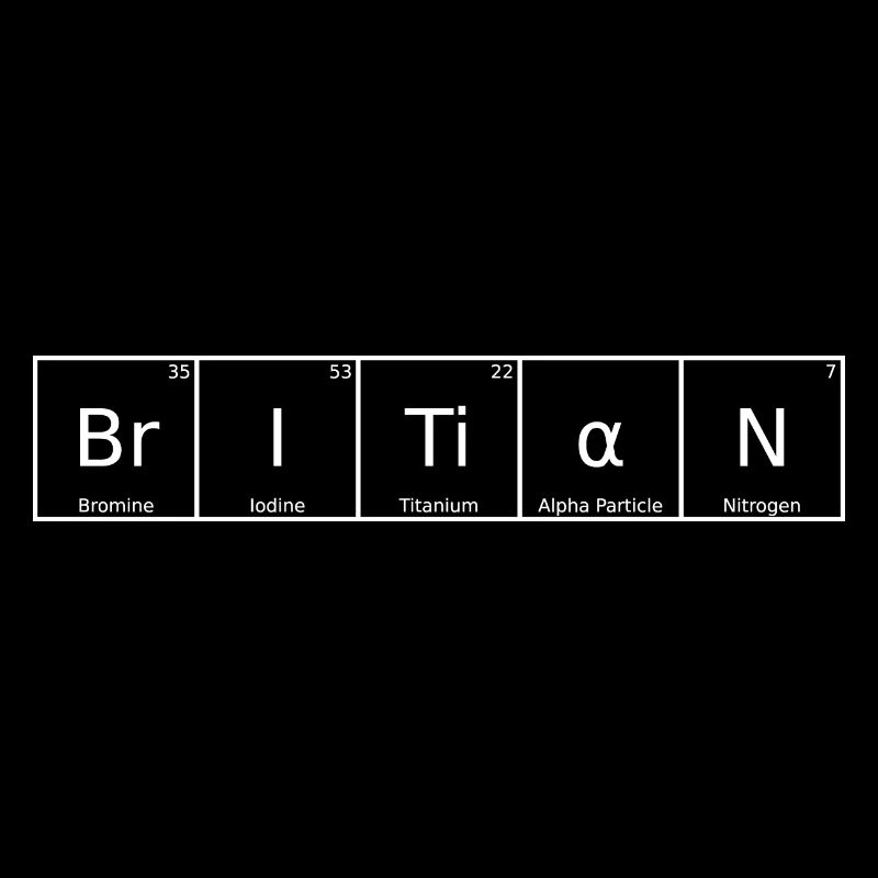 Britian Name First Name Chemistry Periodic Table Element