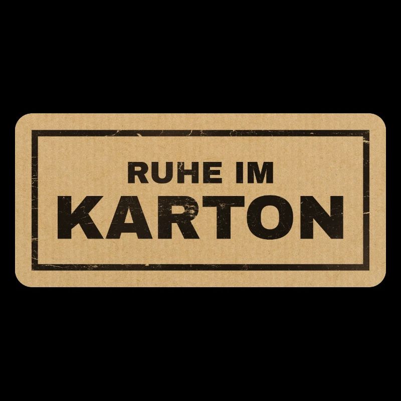 Ruhe im Karton