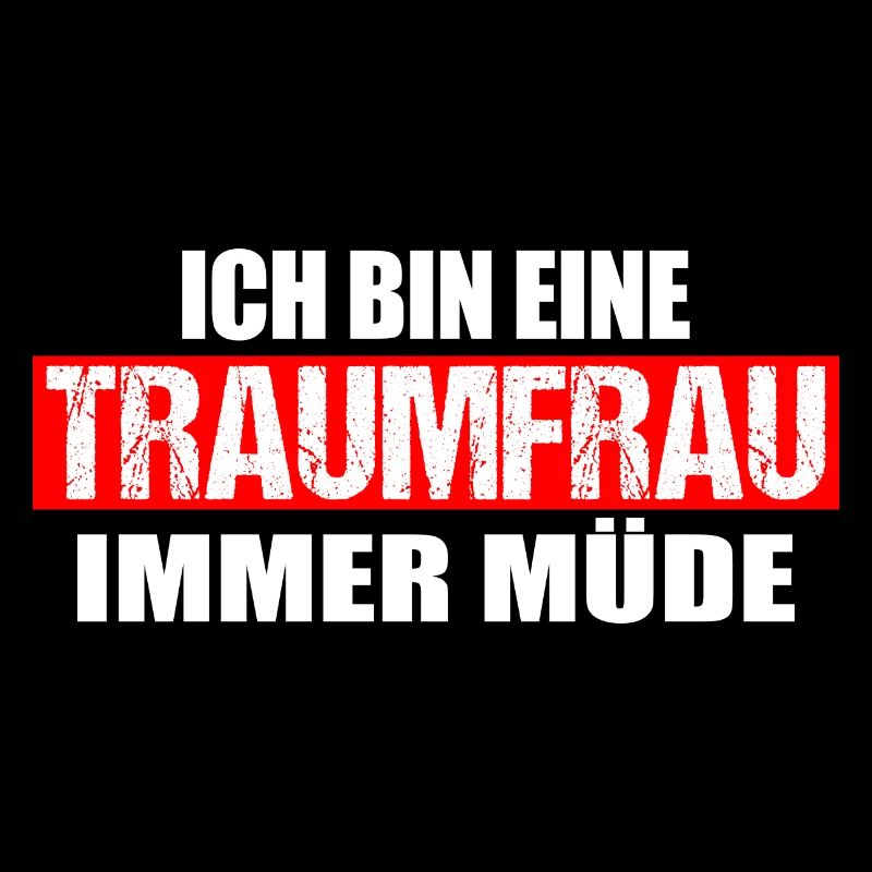 Ich bin eine Traumfrau, immer müde