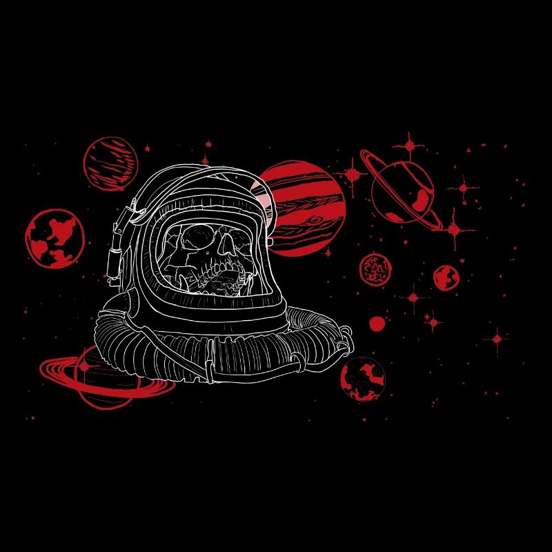 Mute cry in space, white