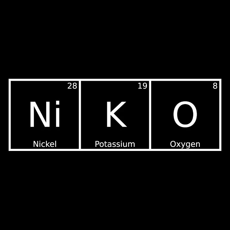 Niko Nom Prénom Chimie Éléments du tableau périodique