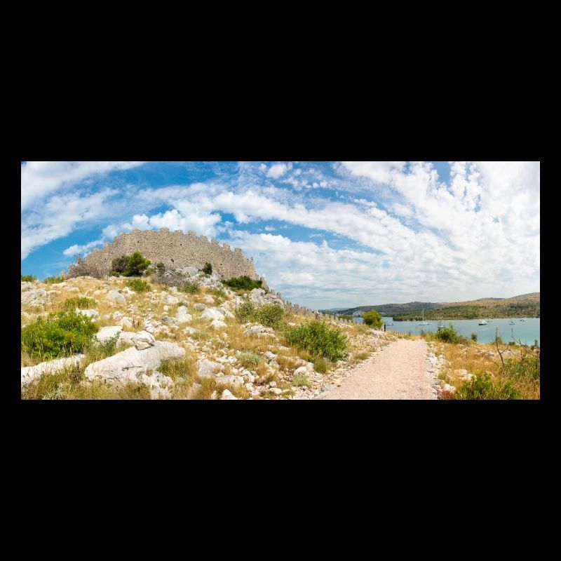 Le mur d’Oštrica (Bedem Grebastica) Croatie