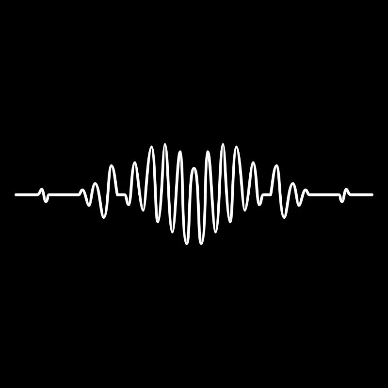 Pulse Wave Line Art