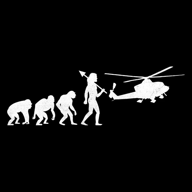 Evolution Hélicoptère Aviateur Pilote Hélicoptère Helicop