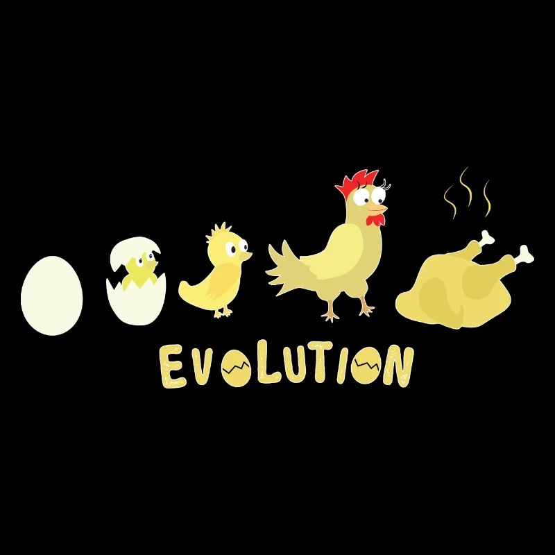Evolution Oeuf Poulet Rôti Poulet BBQ Barbecue
