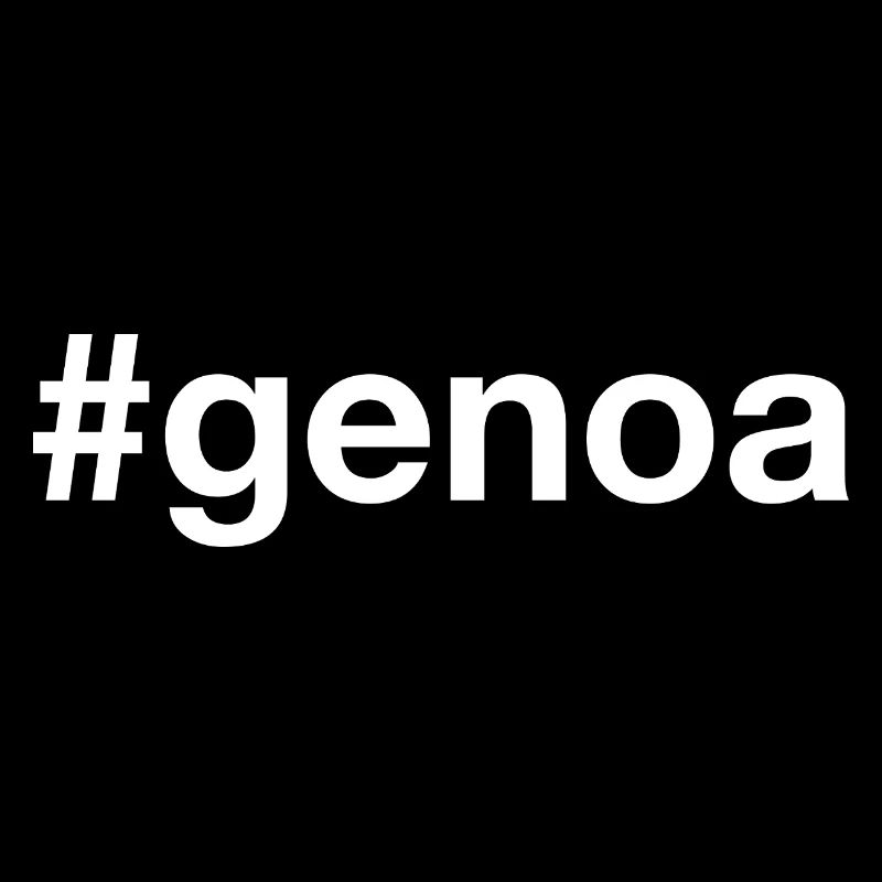 genoa white hashtag