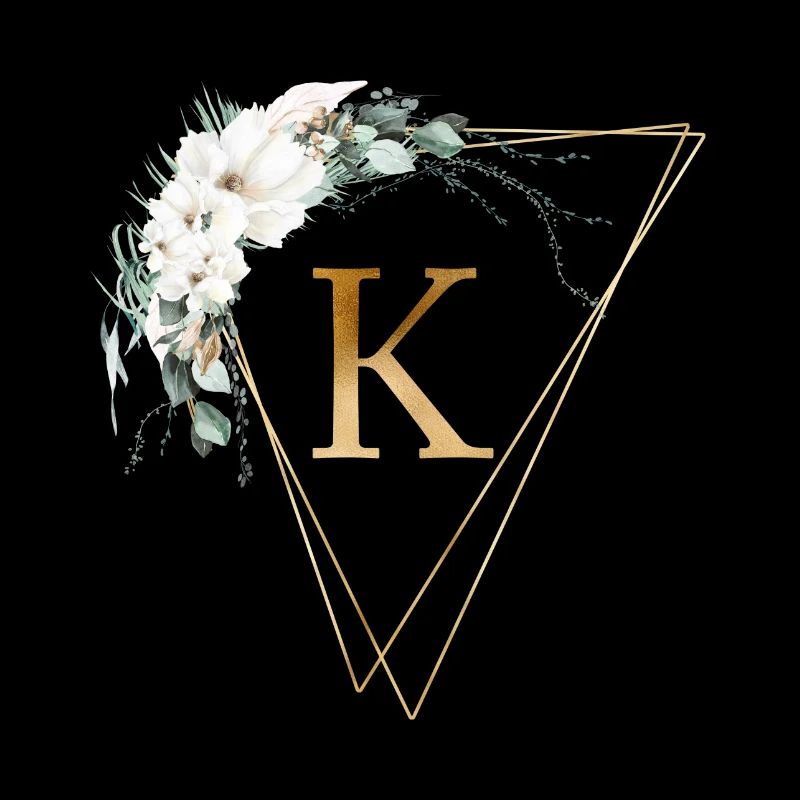 Customizable Monogram K