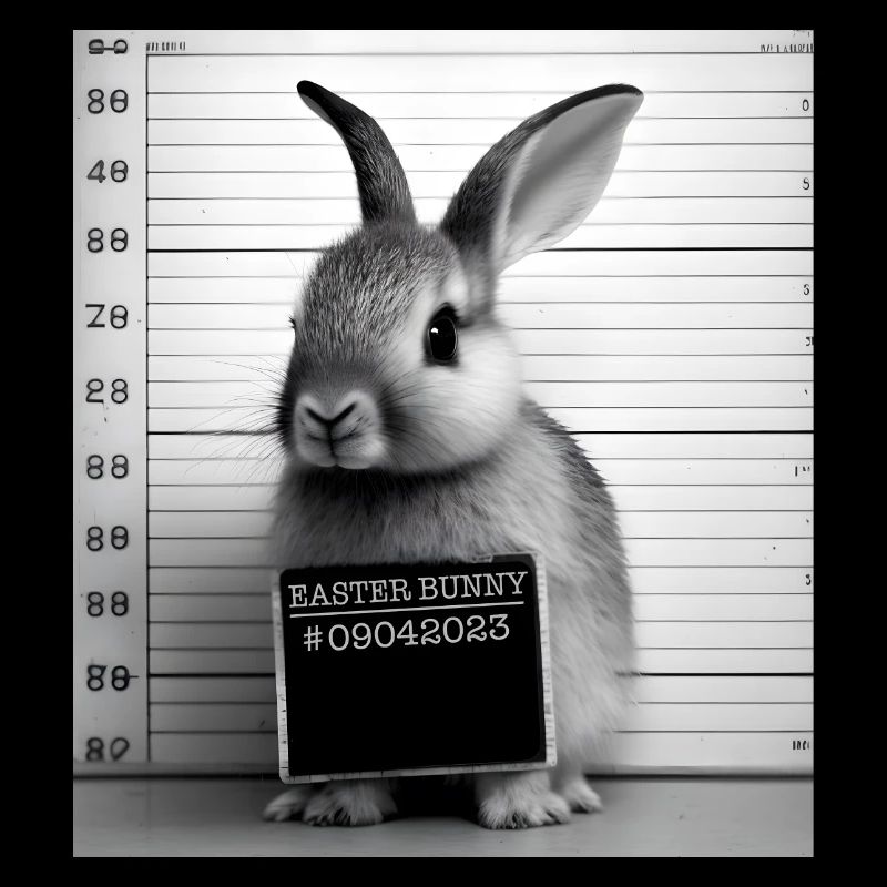 Funny Easter bunny design for rabbit breeders
