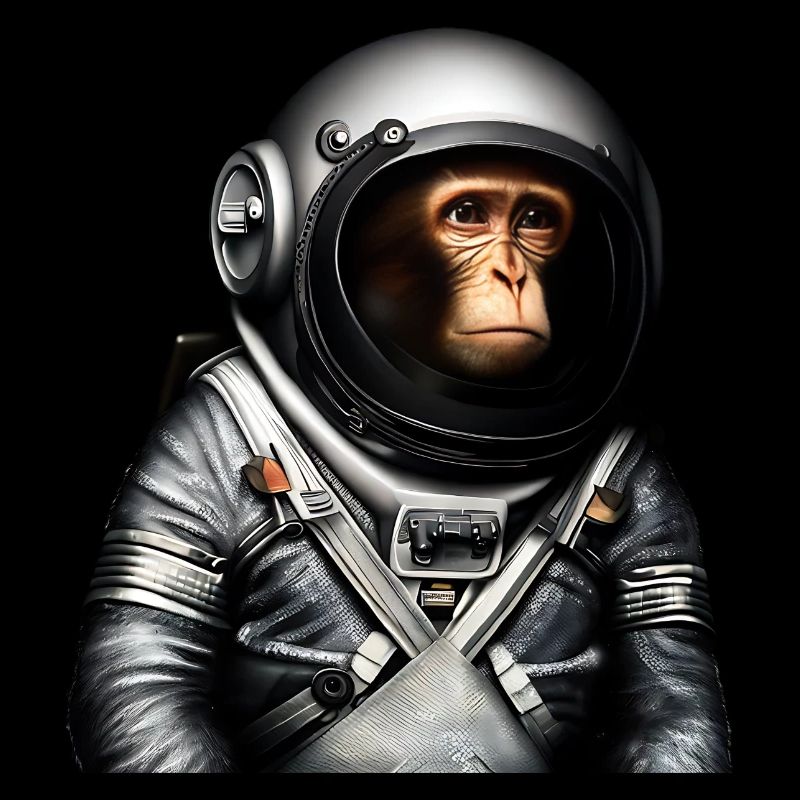 Space Astronaut Monkey