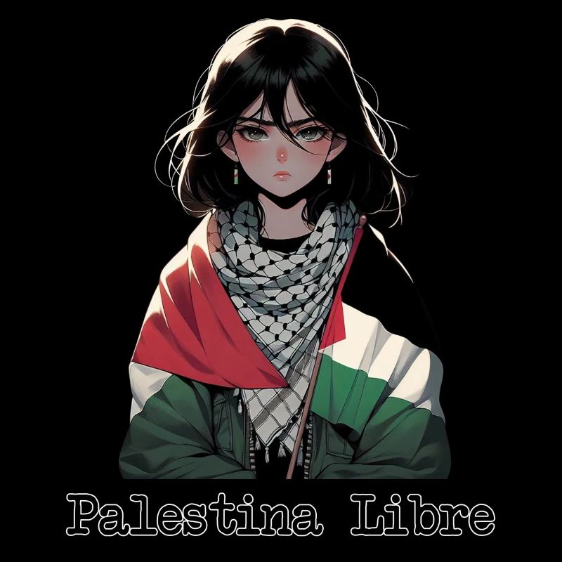 Befreites Palästina-Mädchen