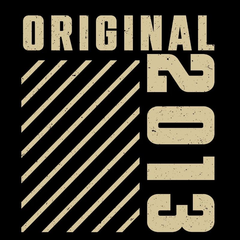 Original 2013 Authentic 2013 Vintage Bursdag