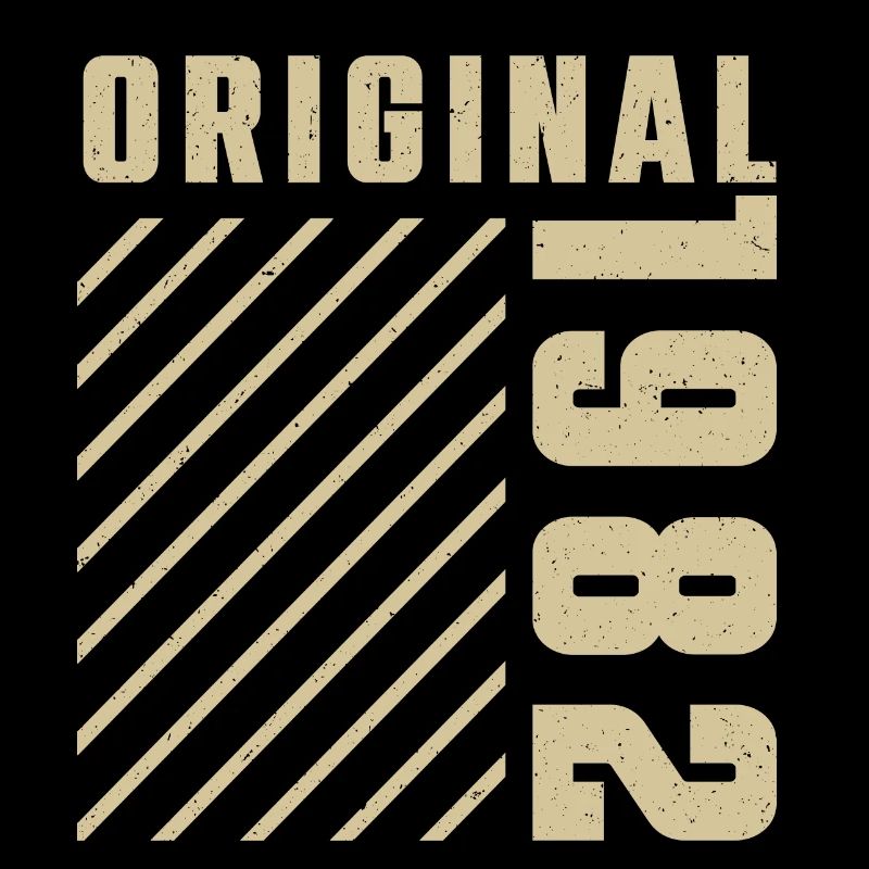 Original 1982 Authentic 1982 Vintage Bursdag