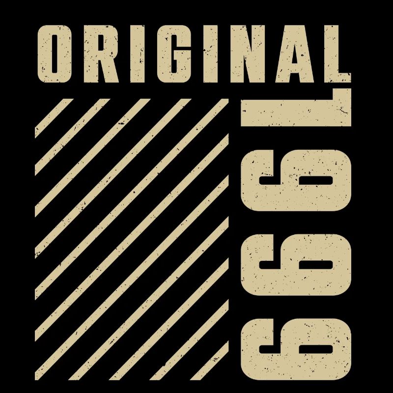 Original 1999 Authentic 1999 Vintage Bursdag