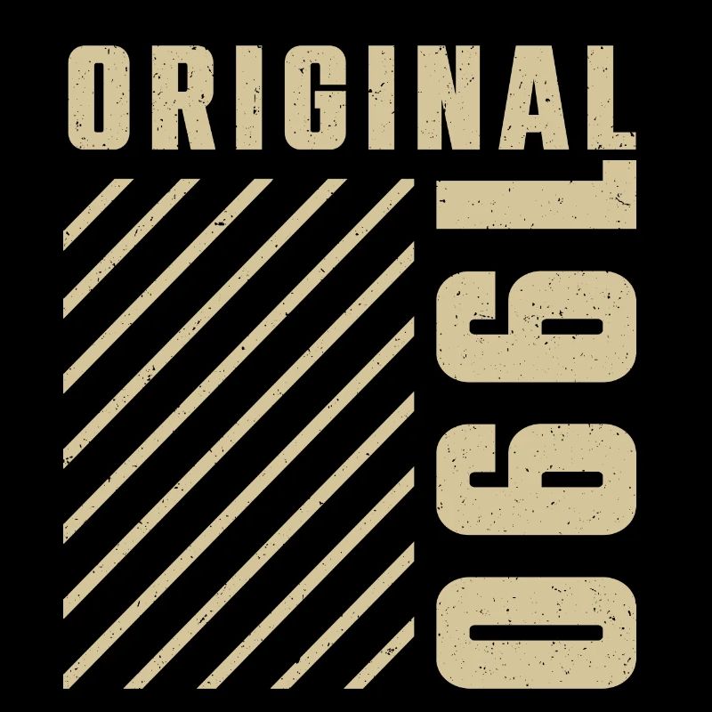 Original 1990 Authentic 1990 Vintage Bursdag