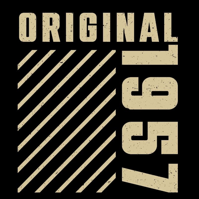 Original 1957 Authentic 1957 Vintage Bursdag