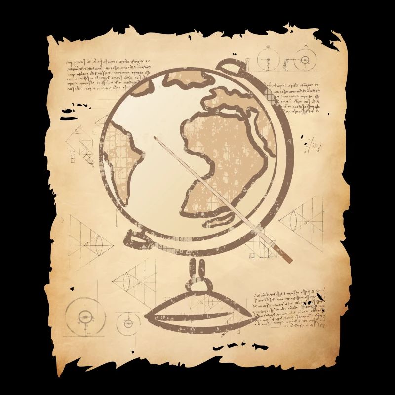 Geography - Vintage Globe & Pointer