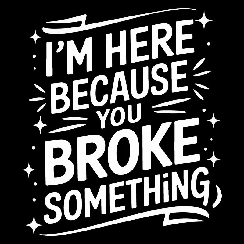 Technischer Support Computerfreak Nerd