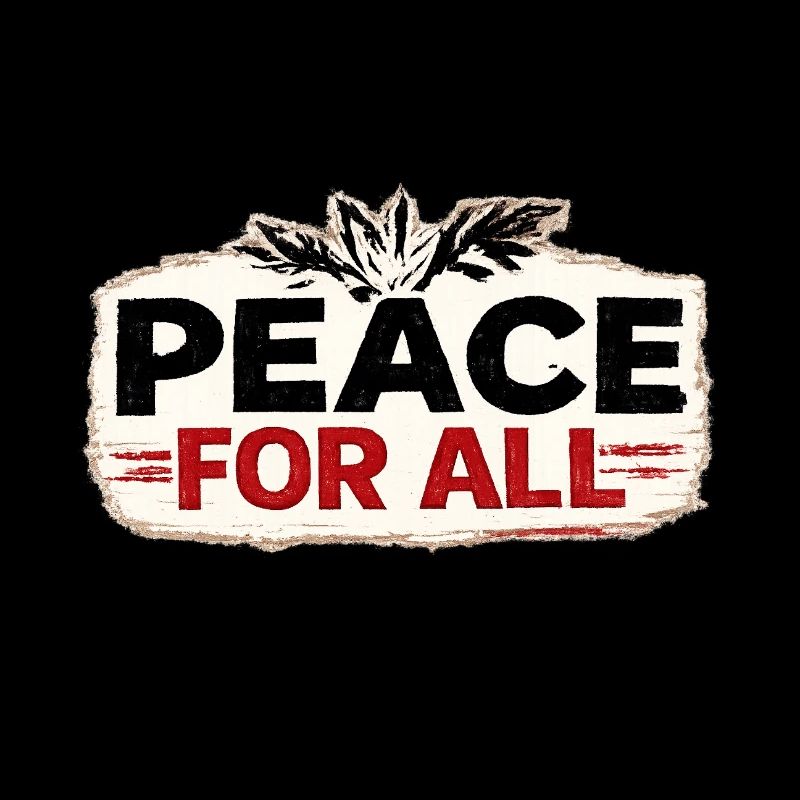 War No More – Sticker Peace & Humanity 