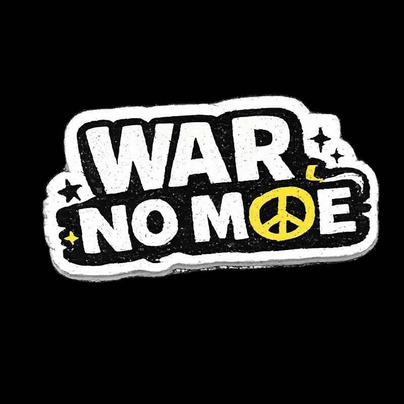 War No More – Sticker Peace & Humanity 