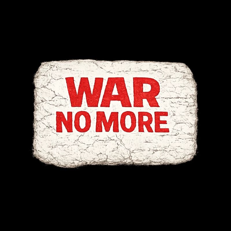 War No More – Sticker Peace & Humanity 