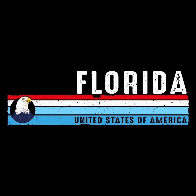 Florida Sunshine State Est 1845 Vintage Classique