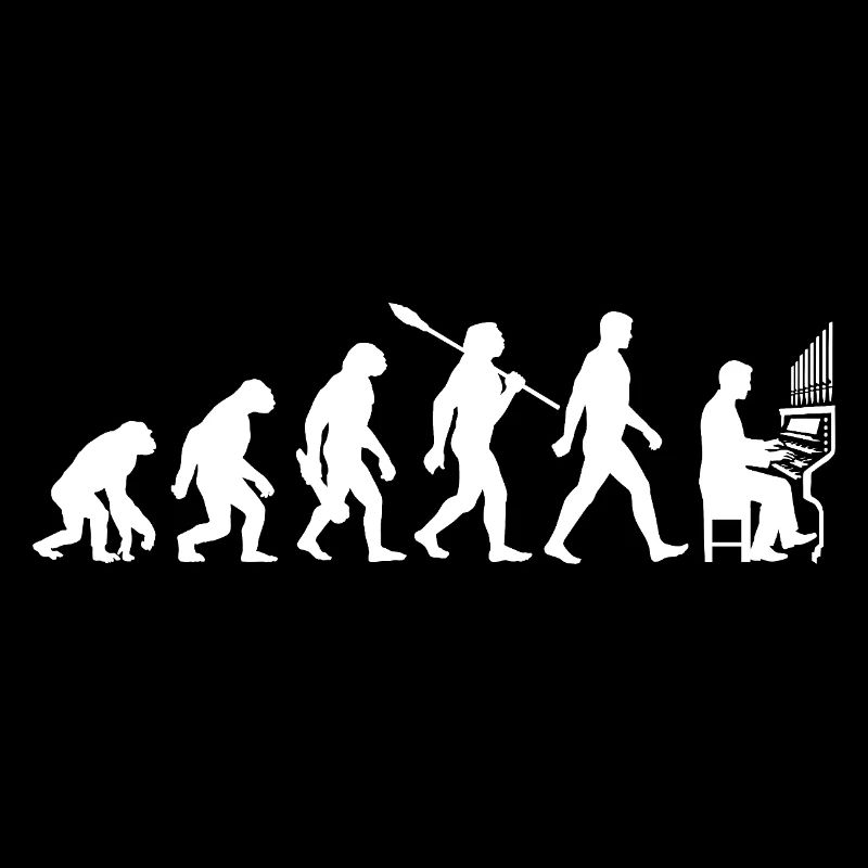Evolution - Organist - Orgel - Orgelpfeifen