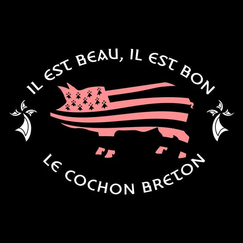 BRETAGNE - GWENN HA DU - COCHON BRETON