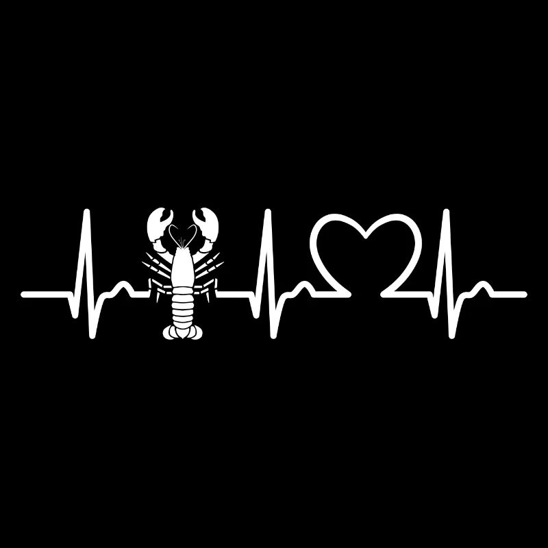 ECG curve - heart curve - pulse - lobster - nature