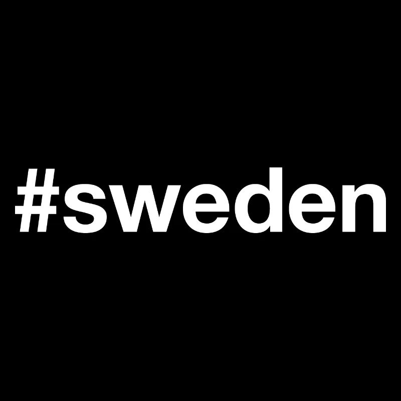 SWEDEN Hashtag Schweden