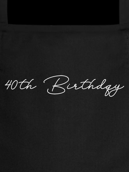 40th birthday