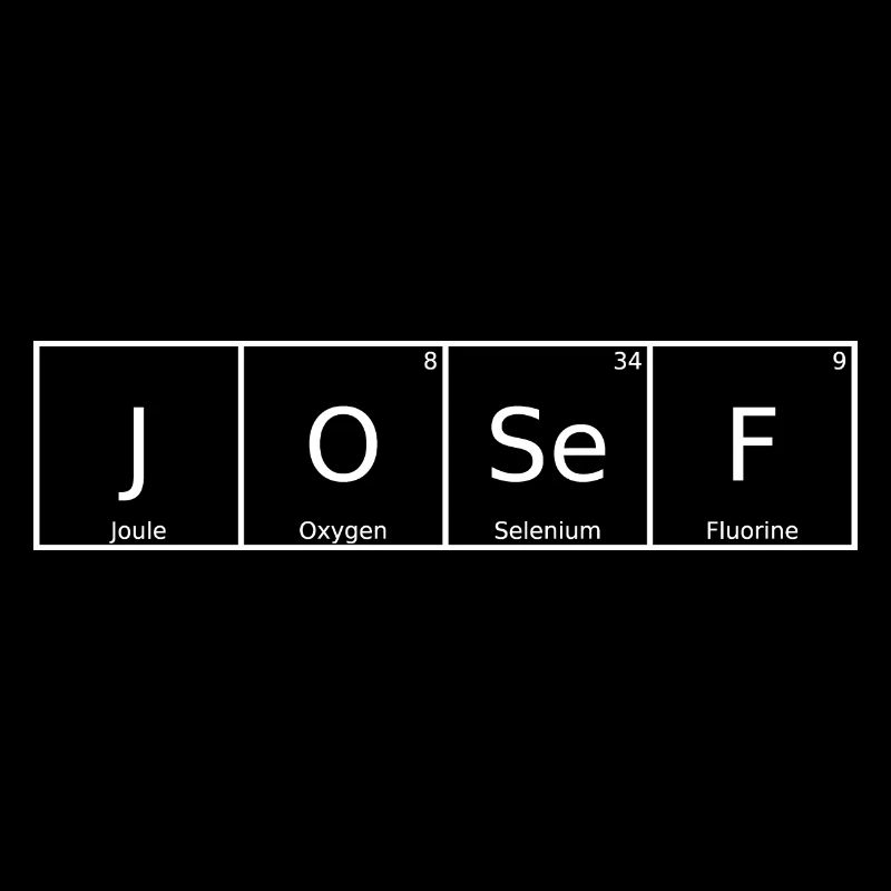 Josef Name First Name Chemistry Periodic Table Elements
