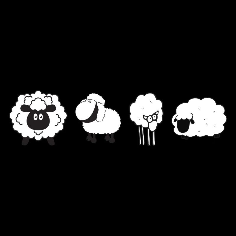 Fun sheep group