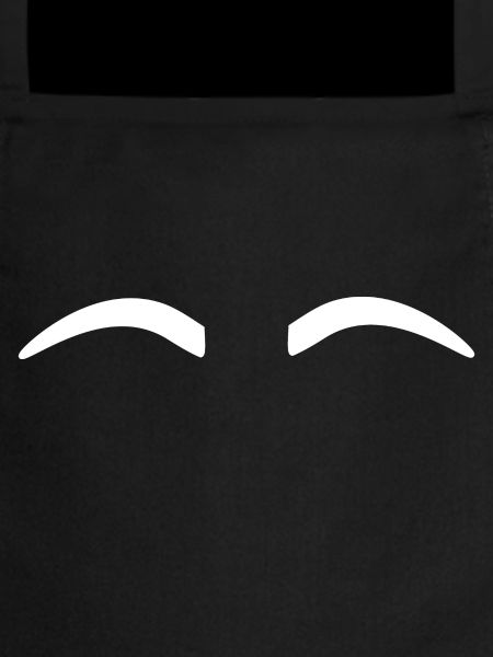 Eyebrows white smooth