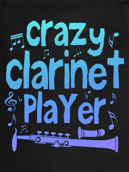 Crazy clarinet player