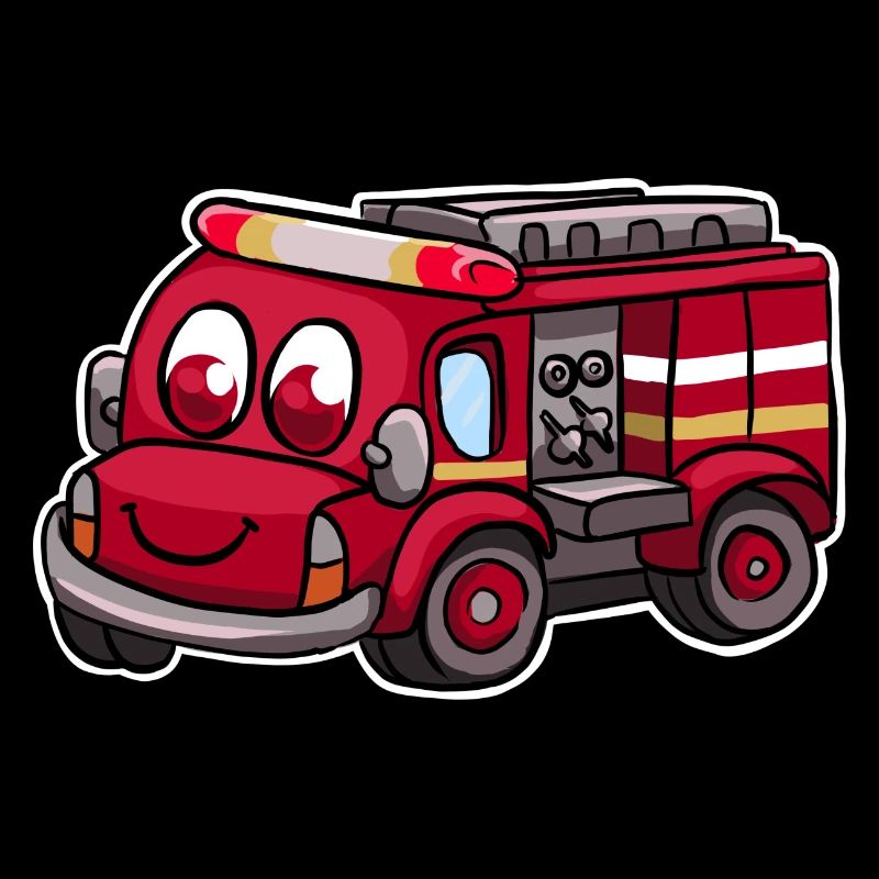 Fire truck fire brigade