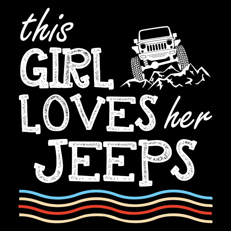 Cette fille aime ses jeeps