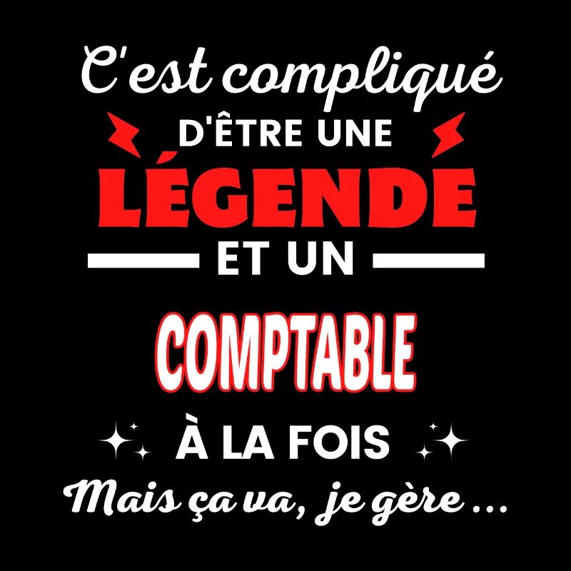 C'est compliqué phrase drôle COMPTABLE