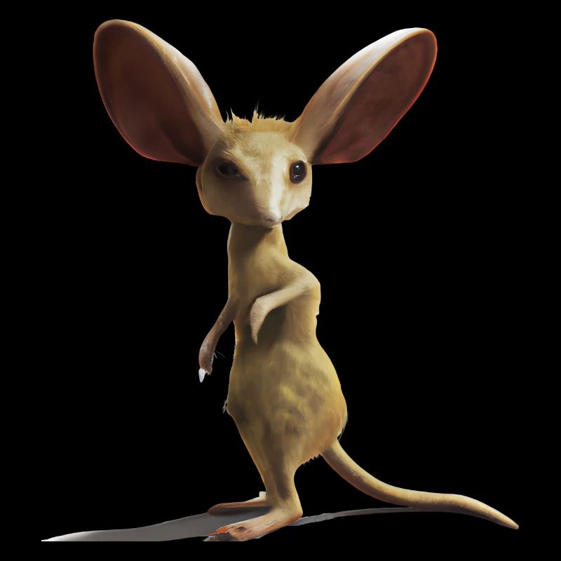 Cute long-eared jerboa design