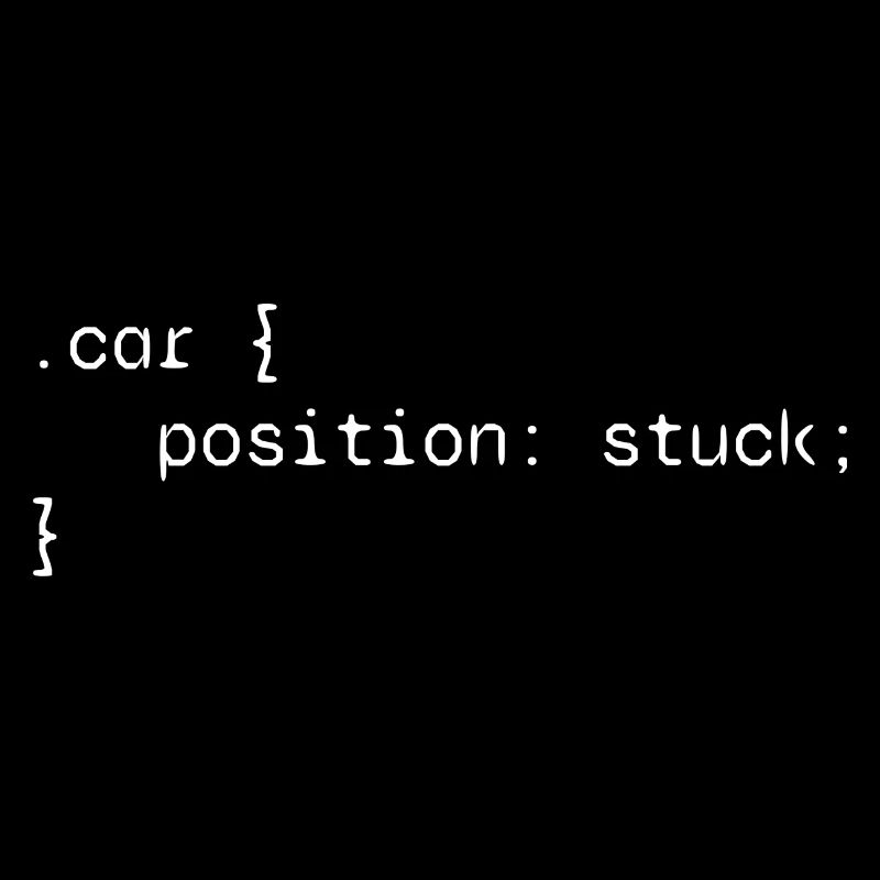 Car web developer humor funny
