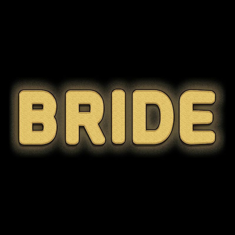 Conception élégante de texte de mariée pour la tenue de mariage