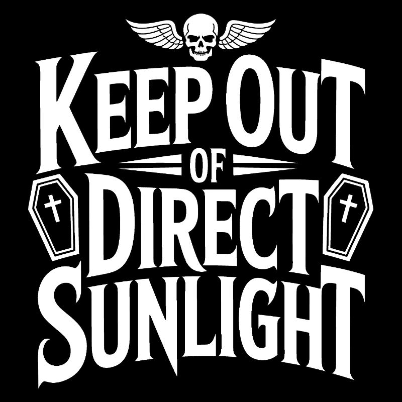 Tenir à l’abri de la lumière directe du soleil ! Vampire Goth Emo