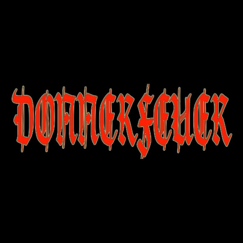 Donnerfeuerschrift red
