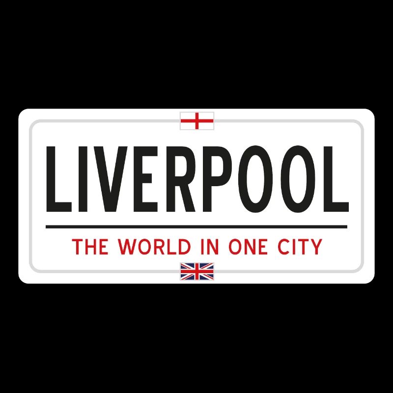 Name der Stadt Liverpool
