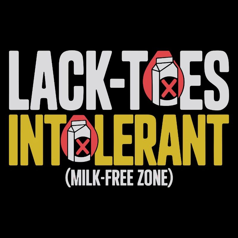 Zone sans intolérance au lait sans orteils