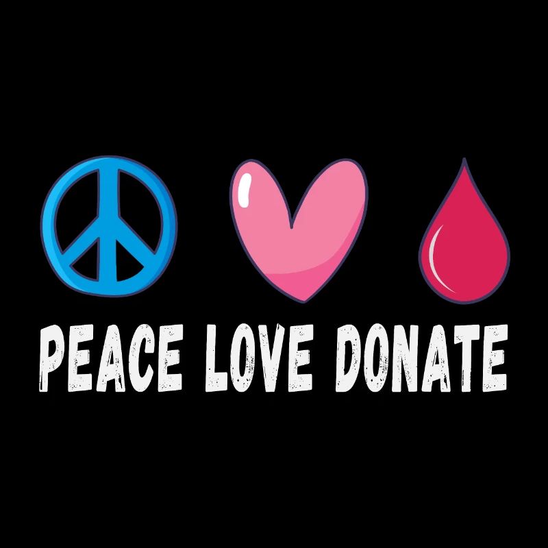 Friede Liebe Spende Blut
