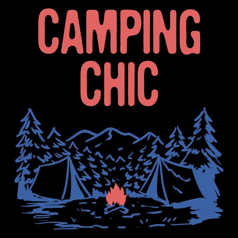 Camping Chic Summer Camper Tropical Camp Couples