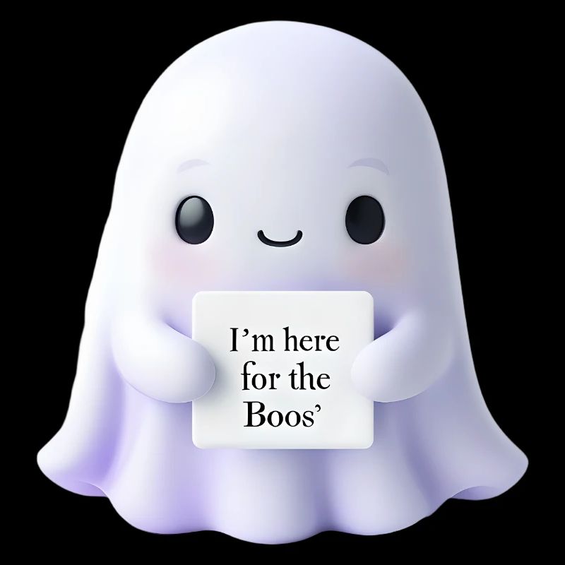 Halloween Spruch Geist Geschenkidee