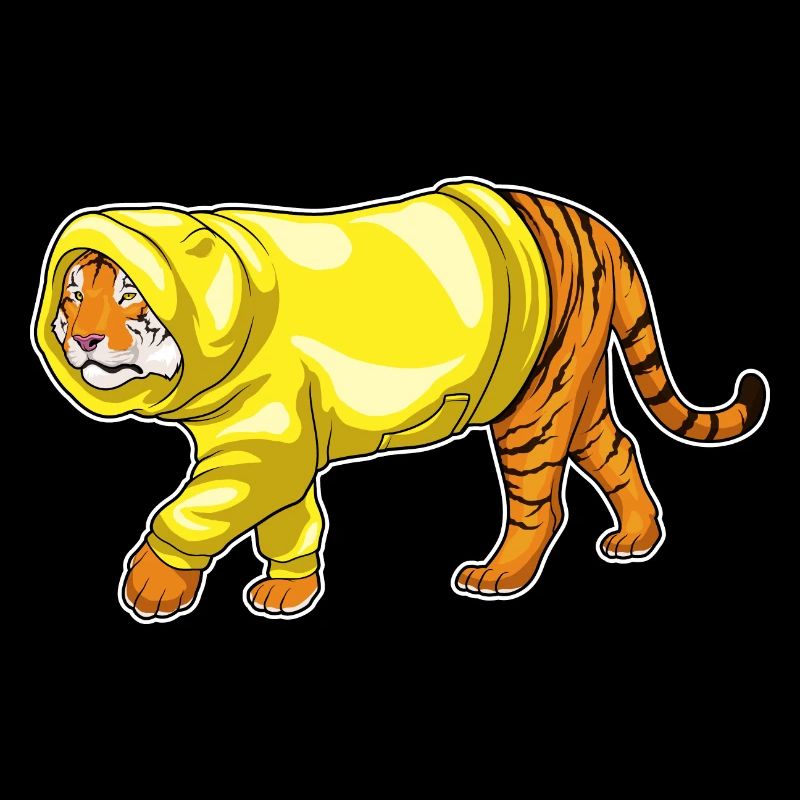 Sweat à capuche Tiger