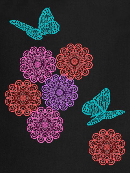 Lace flowers