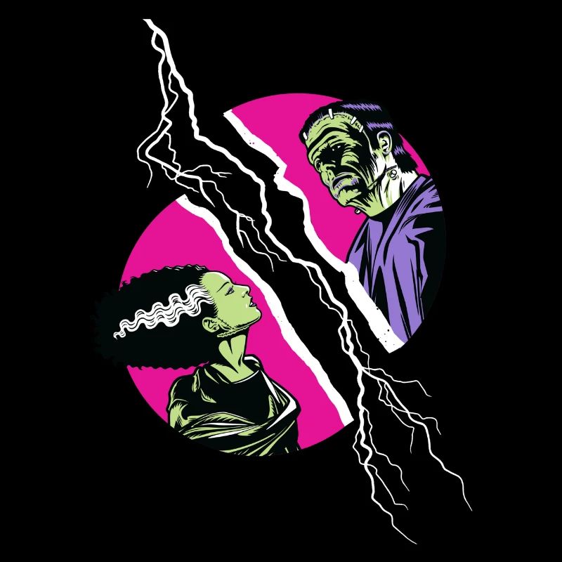 Universal Monsters Frankenstein And Bride Flash